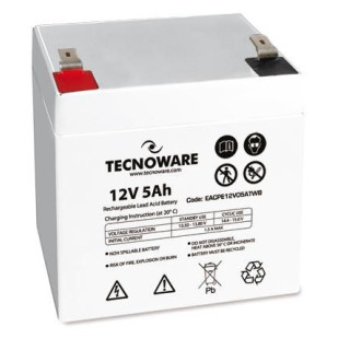 TECNOWARE BATTERIA TECNOWARE 12VDC 5AH ERMETICA AL PIOMBO