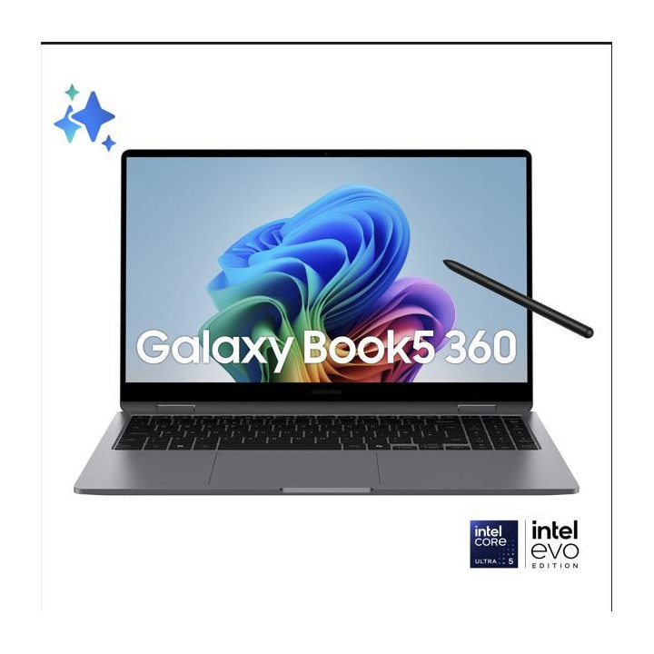 SAMSUNG MOBILE GALAXY BOOK5 360 15.6 ULTRA7 256V 16GB/512GB WI11P