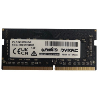 DYNAC DRAM 8GB DDR4 SODIMM 3200MHZ 22-22-22 1.2V
