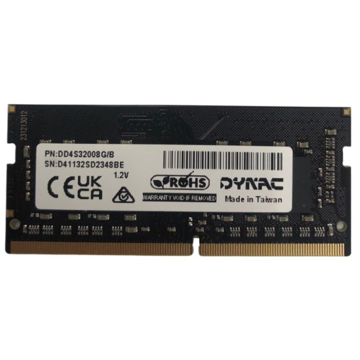 DYNAC DRAM 8GB DDR4 SODIMM 3200MHZ 22-22-22 1.2V