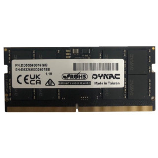 DYNAC DRAM DDR5 16GB SODIMM 5600MHZ 46-46-46 1.1V