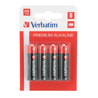 VERBATIM BATTERIE ALKALINE AA STILO BLISTER 4PZ