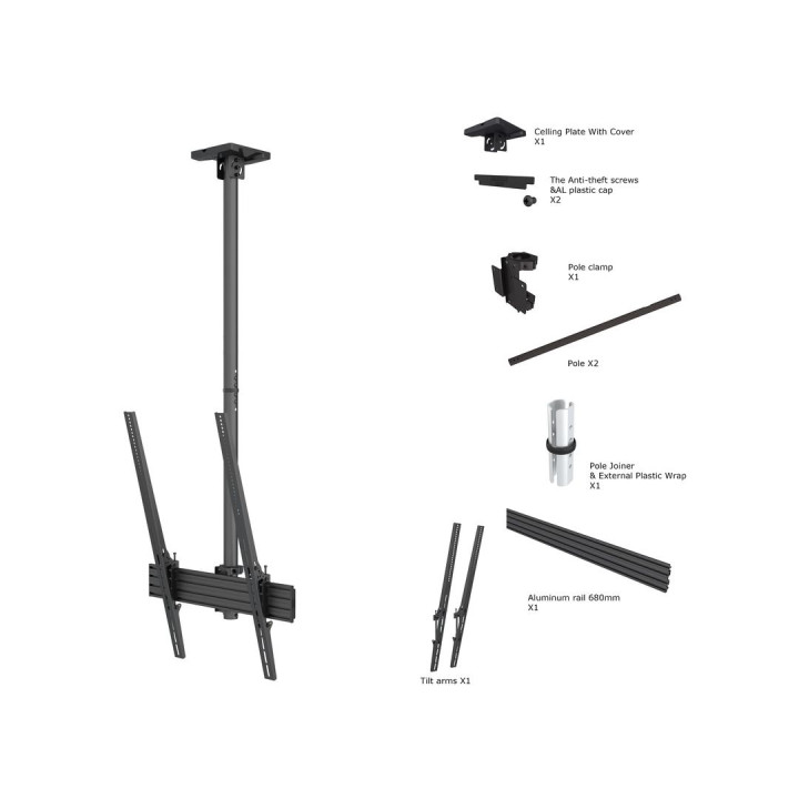 ITB KIT A SOFFITTO PRO VESA 600900