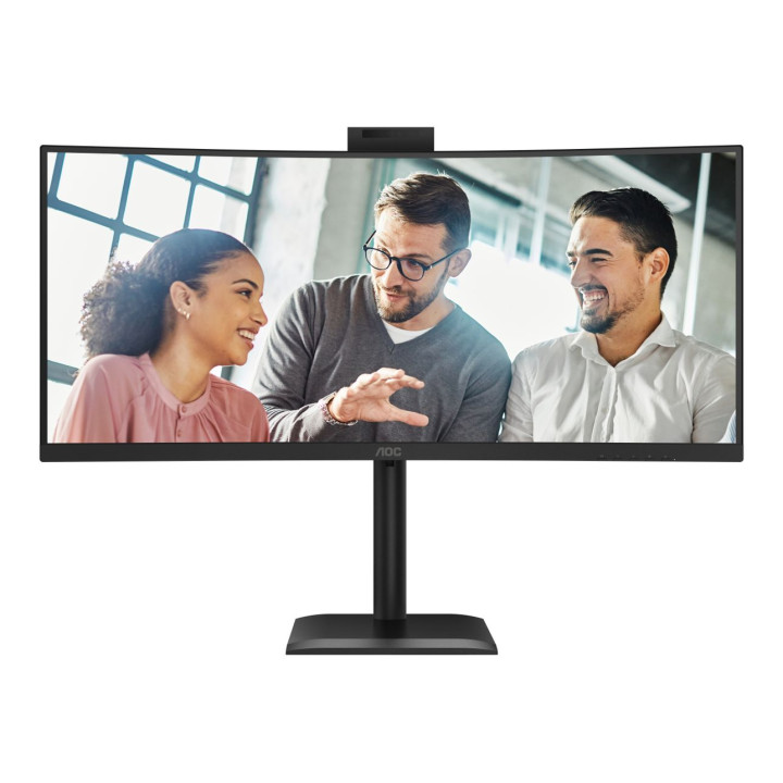 AOC 34  Curved 1500R 219 3440x1440 120Hz webcam