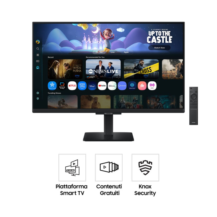 SAMSUNG S27FM500Smart MonitorFHD con Speaker e Telecoman