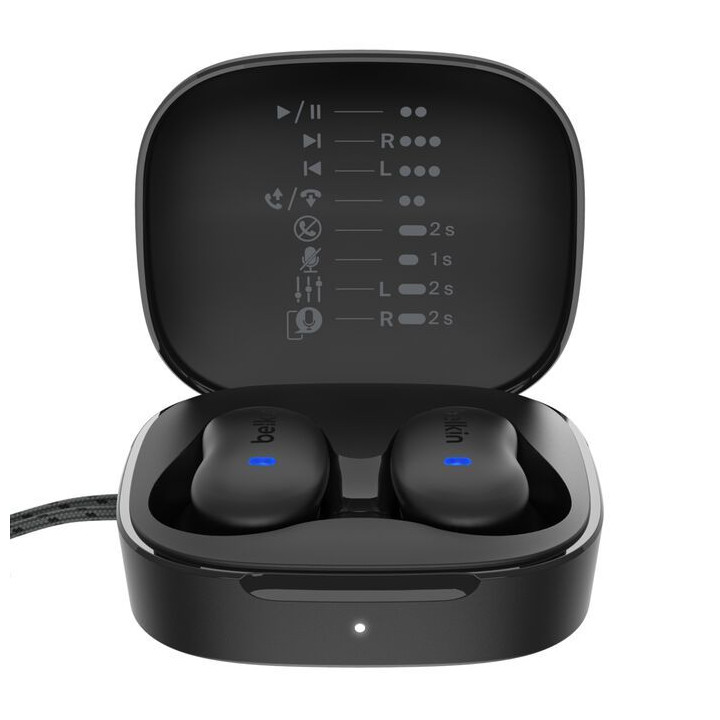 BELKIN SOUNDFORM ANYWHERE TRUE WIRELESS EARBUDS BLACK