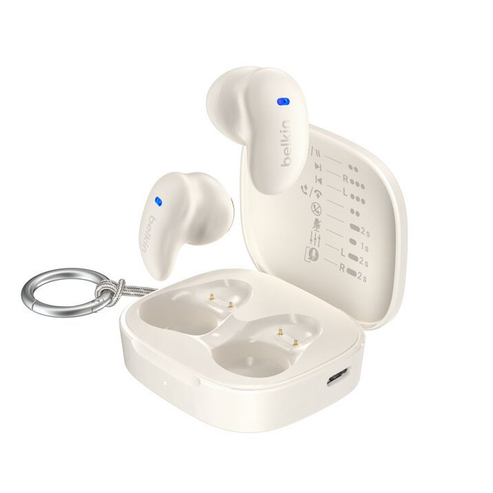 BELKIN SOUNDFORM ANYWHERE TRUE WIRELESS EARBUDS CREAM