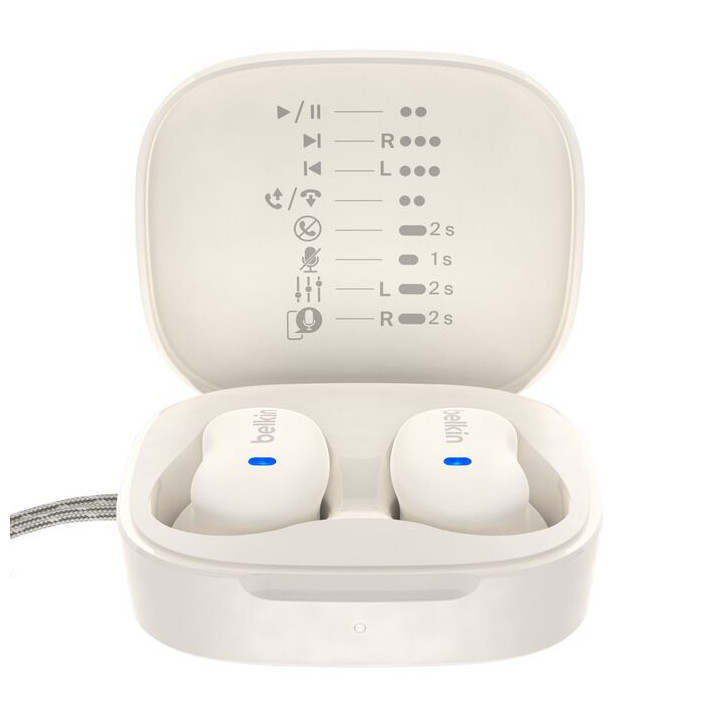 BELKIN SOUNDFORM ANYWHERE TRUE WIRELESS EARBUDS CREAM