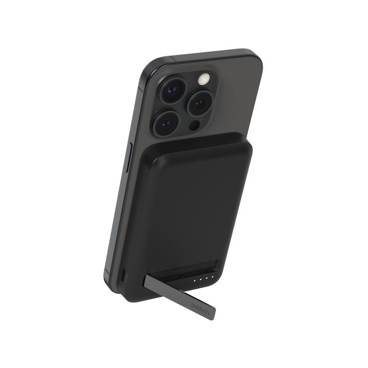 BELKIN 5K QI2 MAGSAFE POWERBANK WITH KICKSTAND BLACK