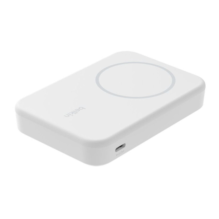 BELKIN 8K QI2 MAGSAFE POWERBANK WITH KICKSTAND WHITE