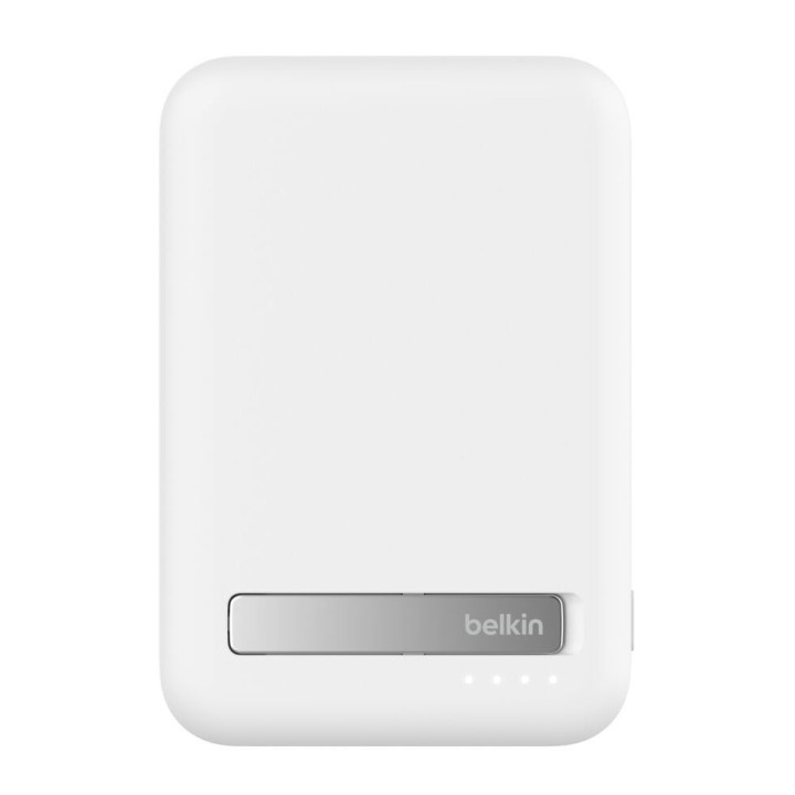 BELKIN 8K QI2 MAGSAFE POWERBANK WITH KICKSTAND WHITE