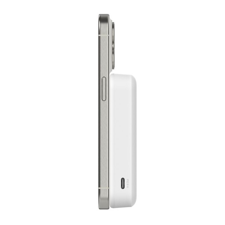 BELKIN 10K QI2 MAGSAFE POWERBANK WITH KICKSTAND WHITE