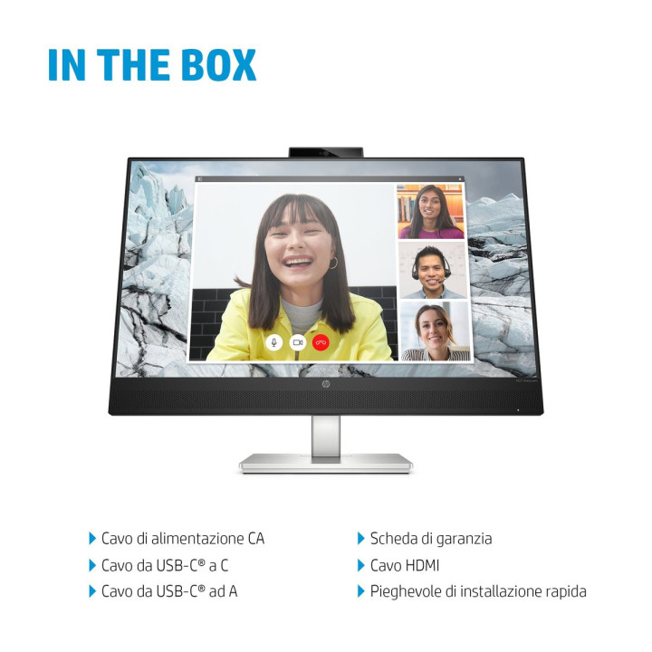 HP INC. HP E27M G4 USB-C CONF QHD 27 2560X1440 3YWOFF