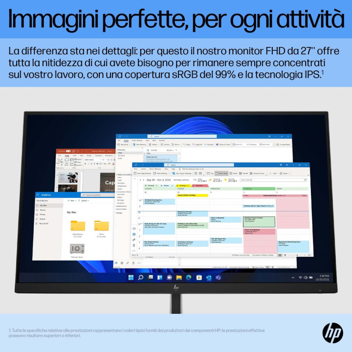 HP INC. HP E27 G5 FHD 27.00 1920X1080 3YWOFF