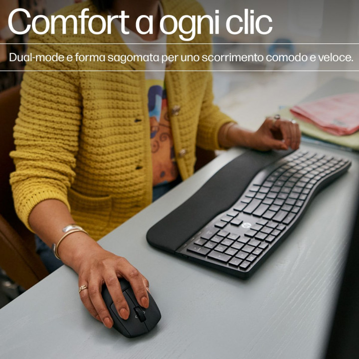 HP INC. 685 COMFORT DUAL-MODE MOUSE BTDONGLE