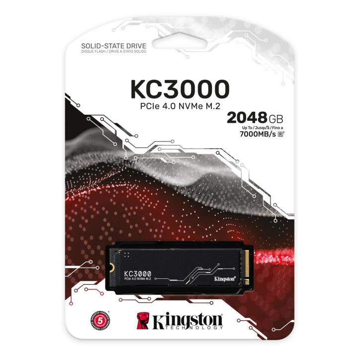 KINGSTON 2048G KC3000 PCIE 4.0 NVME M.2 SSD