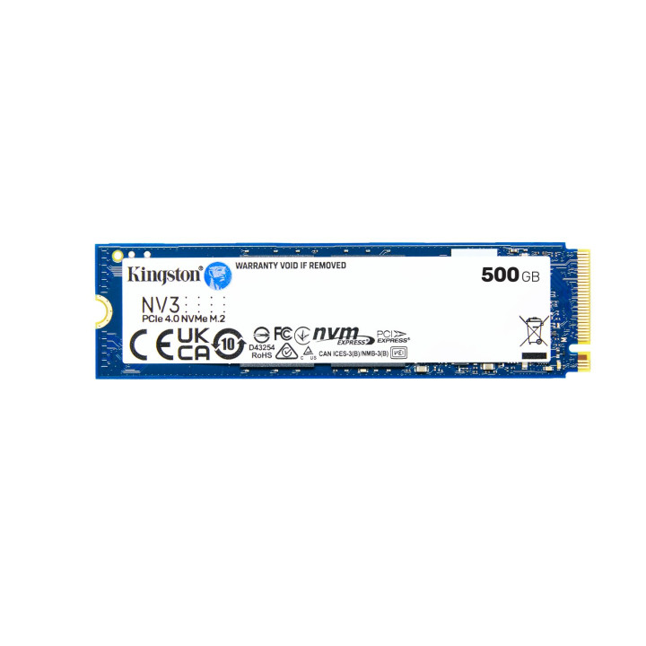 KINGSTON 500GB NV3 M.2 2280 PCIE 4.0 NVME SSD