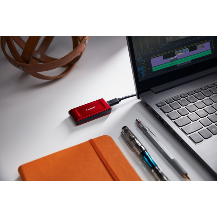 KINGSTON 2TB SSD EXT KINGSTON XS1000 USB-C 1050MBS RW RED