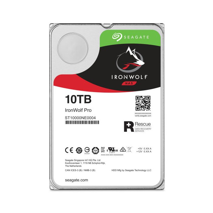 SEAGATE IRONWOLF PRO 10TB SATA3 3.5 7200RPM CMR