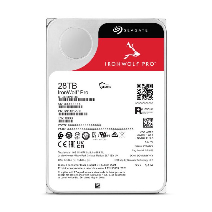 SEAGATE IRONWOLF PRO 28TB SATA3 3.5 7200RPM