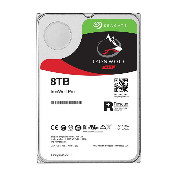 SEAGATE IRONWOLF 8TB SATA3 3.5 7200RPM CMR