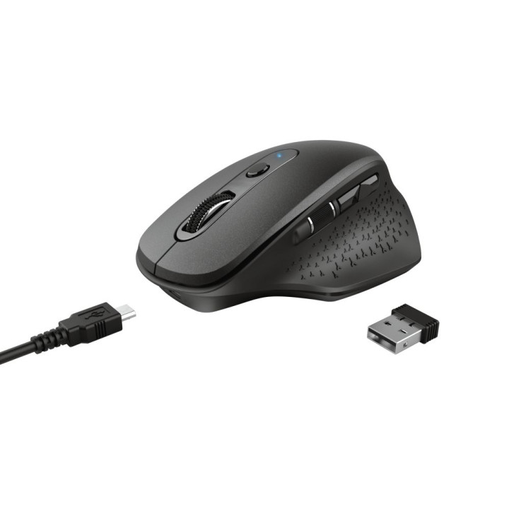 TRUST OZAA RECHARGEABLE MOUSE BLACK