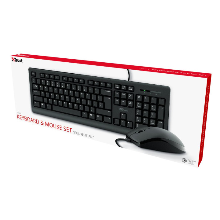 TRUST PRIMO KEYBOARD AND MOUSE SET IT