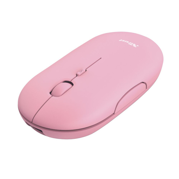 TRUST PUCK WIRELESS MOUSE PINK