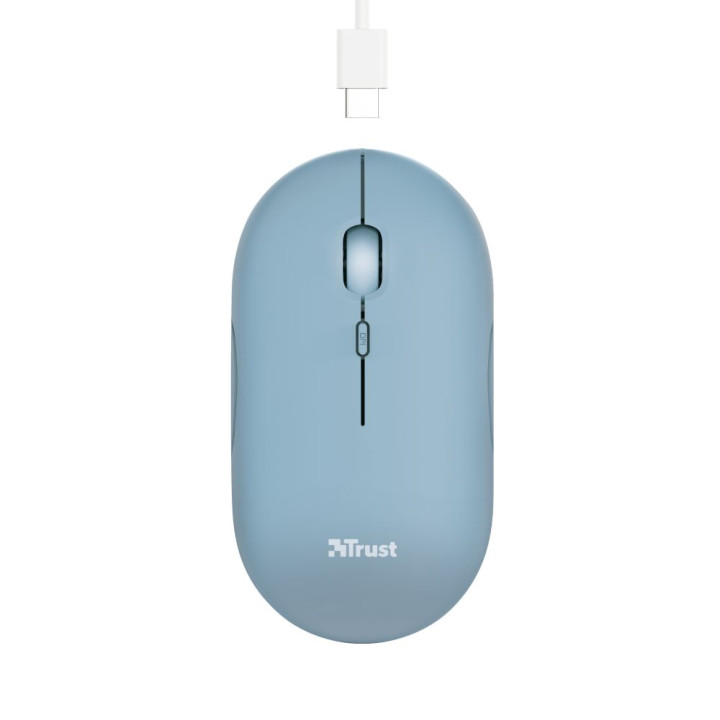 TRUST PUCK WIRELESS MOUSE BLUE