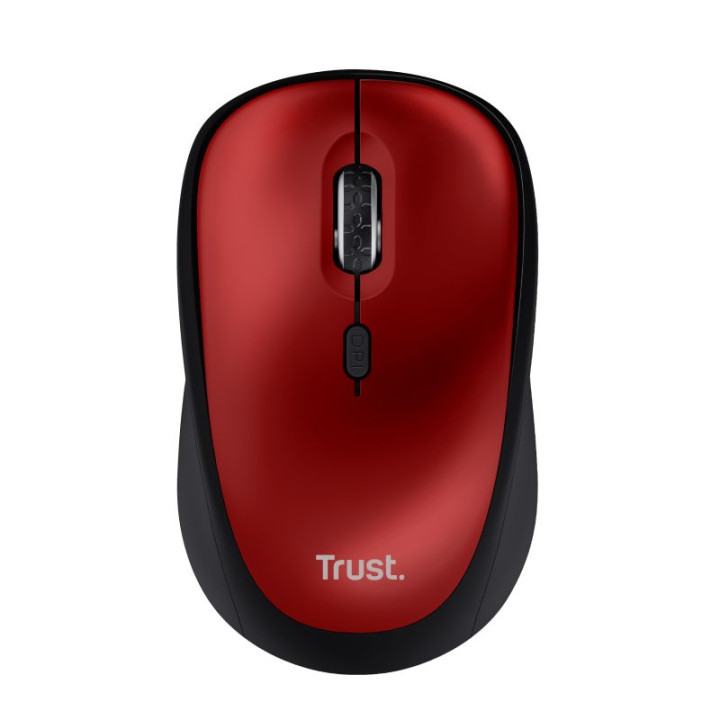 TRUST YVI WIRELESS MOUSE ECO RED