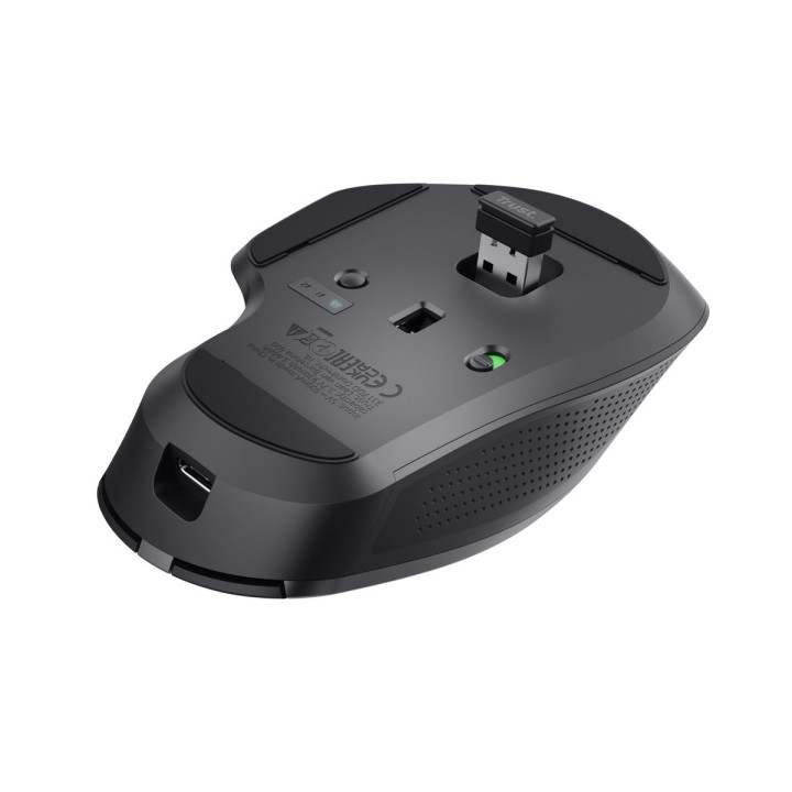 TRUST OZAA MULTI-CONNECT WIRELESS MOUSE BLK
