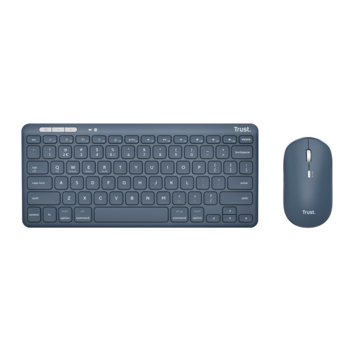 TRUST LYRA WL KEYBOARD   MOUSE IT BLUE