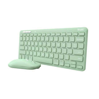 TRUST LYRA WL KEYBOARD   MOUSE IT GREEN