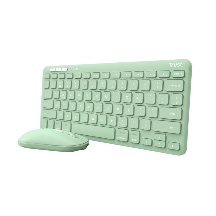 TRUST LYRA WL KEYBOARD   MOUSE IT GREEN