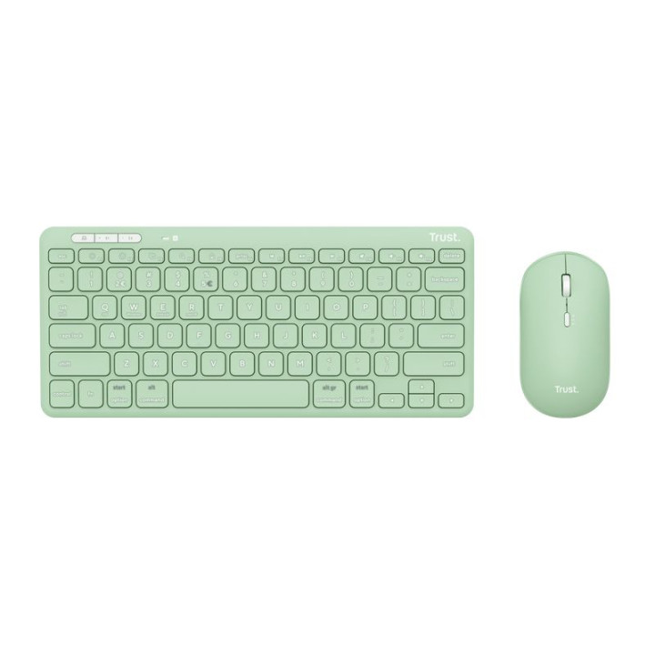 TRUST LYRA WL KEYBOARD   MOUSE IT GREEN