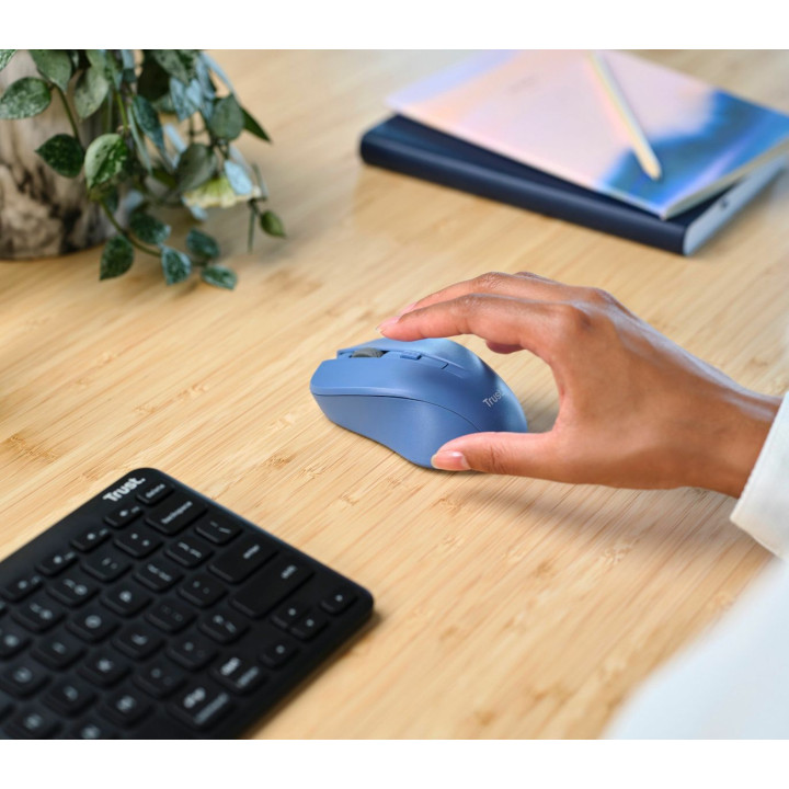 TRUST MYDO SILENT WIRELESS MOUSE BLU