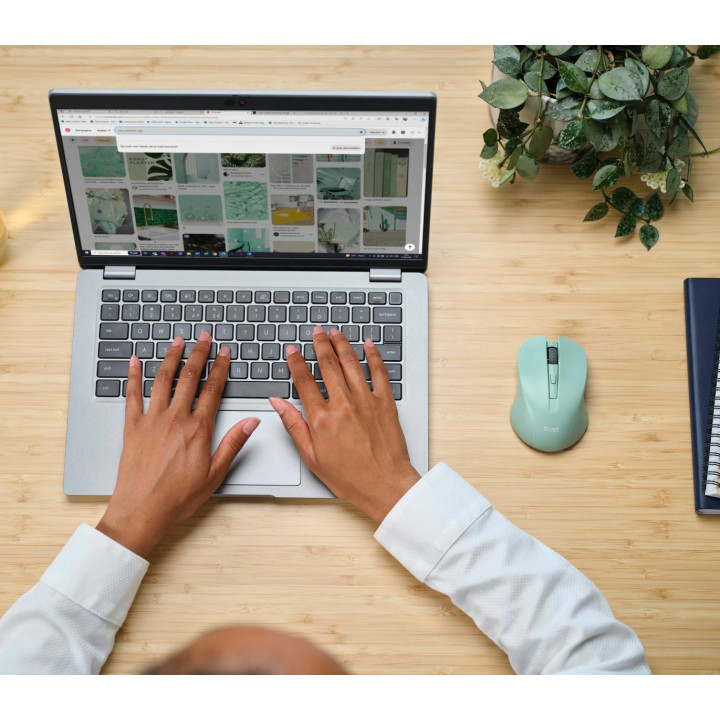 TRUST MYDO SILENT WIRELESS MOUSE GREEN
