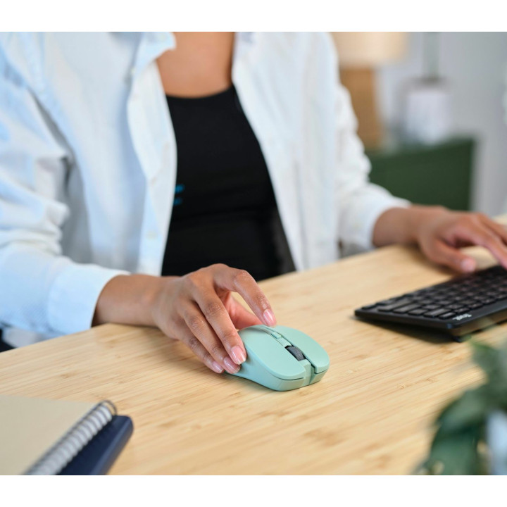 TRUST MYDO SILENT WIRELESS MOUSE GREEN