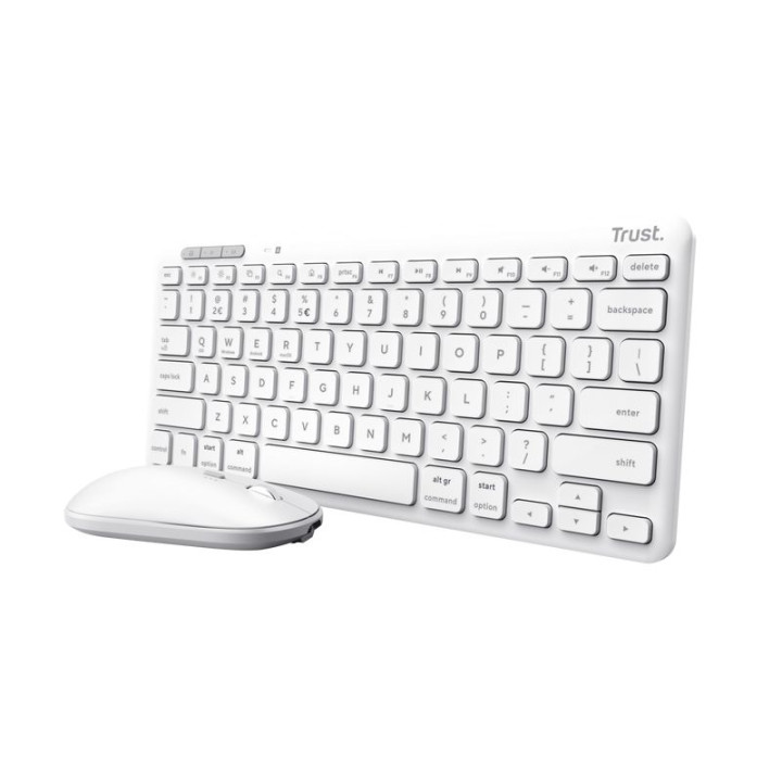 TRUST LYRA WL KEYBOARD   MOUSE IT WHITE