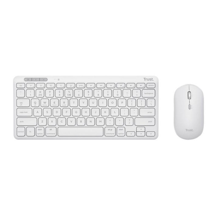 TRUST LYRA WL KEYBOARD   MOUSE IT WHITE