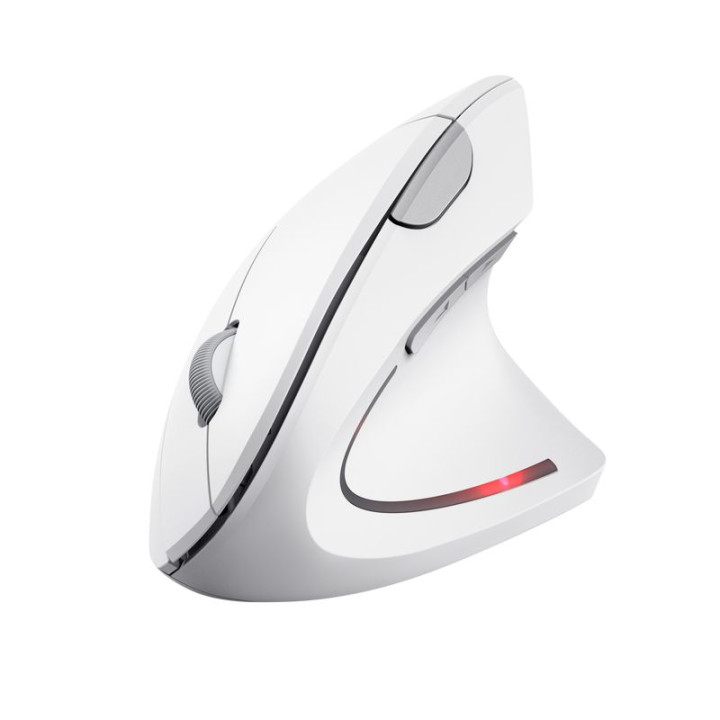 TRUST VERTO WIRELESS ERGO MOUSE WHT