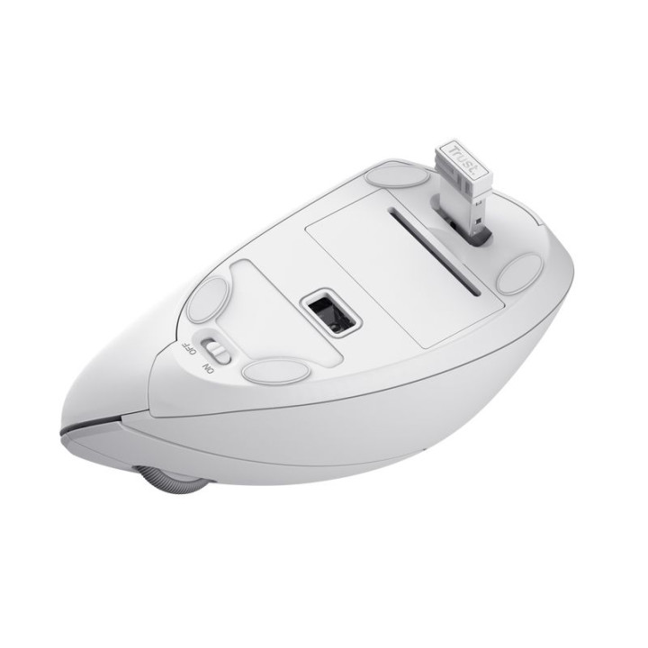 TRUST VERTO WIRELESS ERGO MOUSE WHT