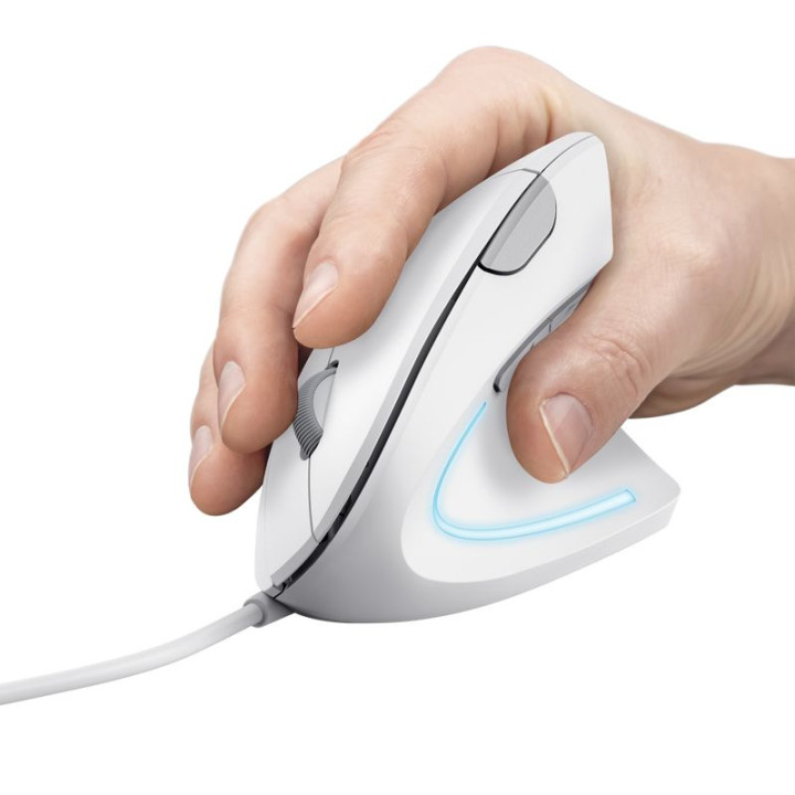 TRUST VERTO ERGO MOUSE WHT