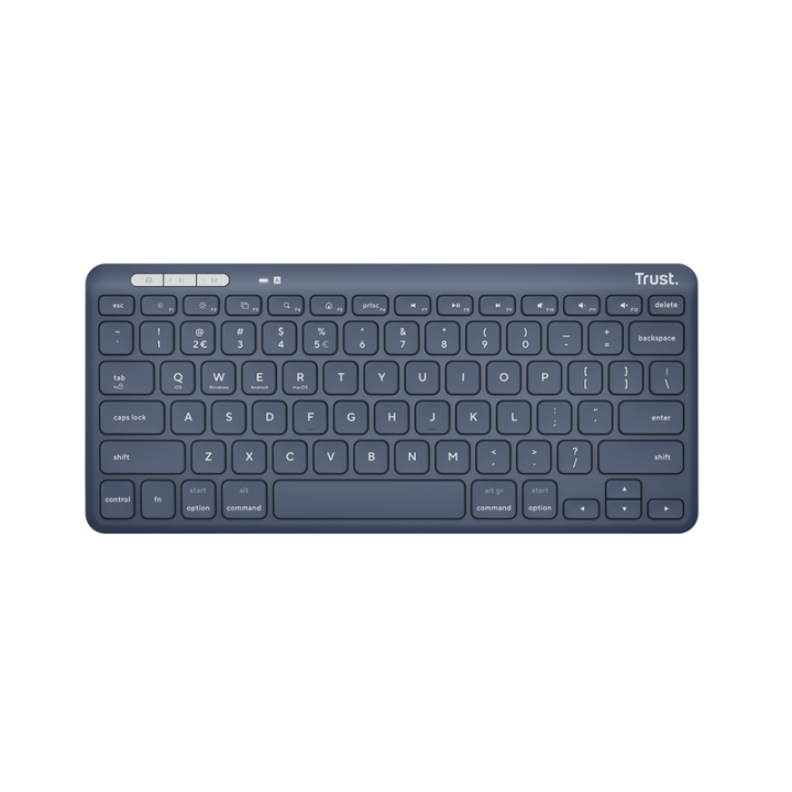TRUST LYRA COMPACT WIRELESS KEYBOARD IT BLU