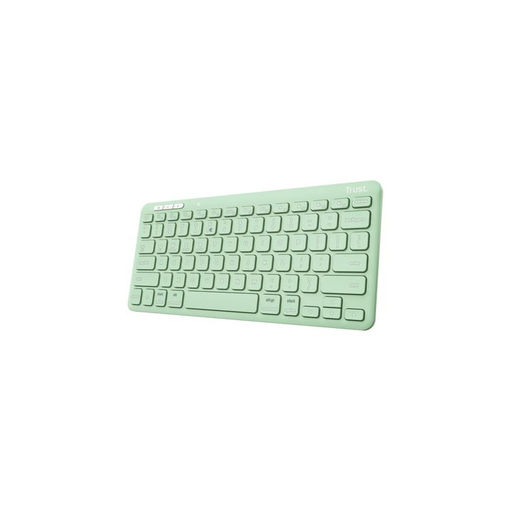 TRUST LYRA COMPACT WIRELESS KEYBOARD IT GREEN