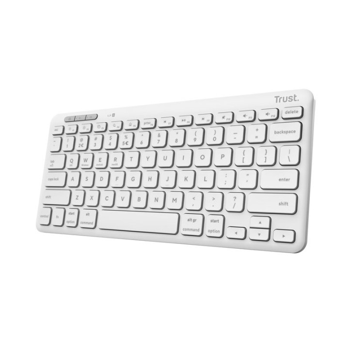 TRUST LYRA COMPACT WIRELESS KEYBOARD IT WHITE
