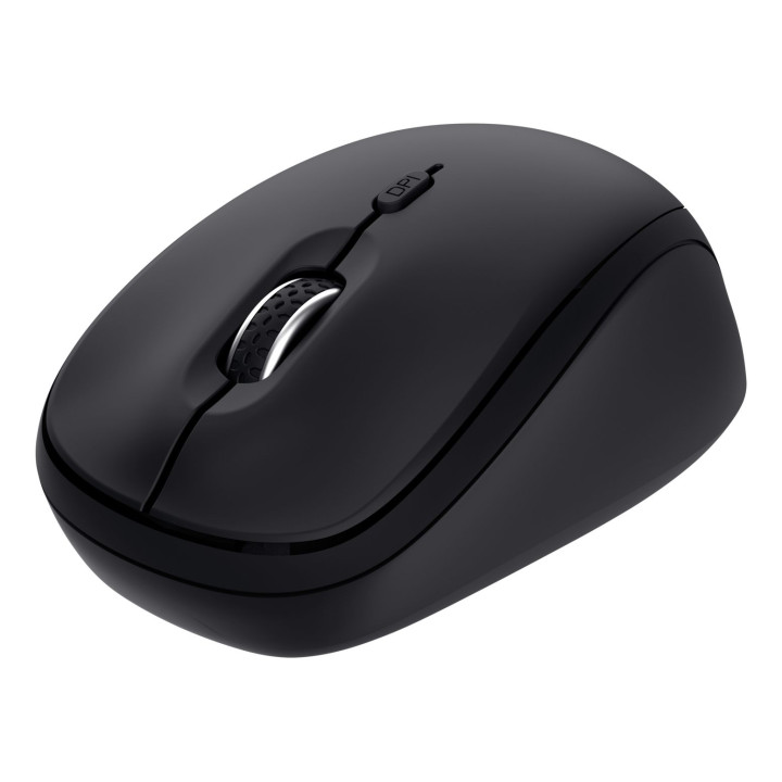 TRUST YVI MULTI-DEVICE WIRELESS MOUSE BLACK