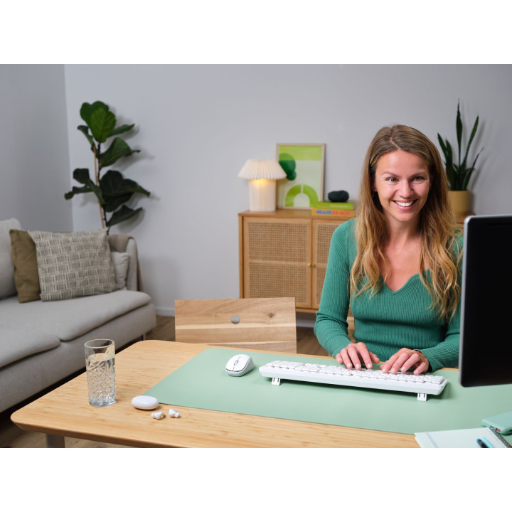 TRUST YVI MULTI-DEVICE WIRELESS MOUSE WHITE