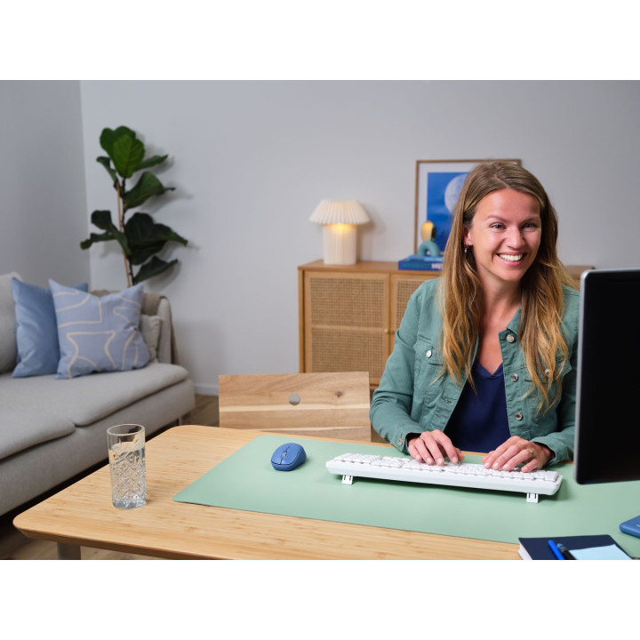 TRUST YVI MULTI-DEVICE WIRELESS MOUSE BLUE