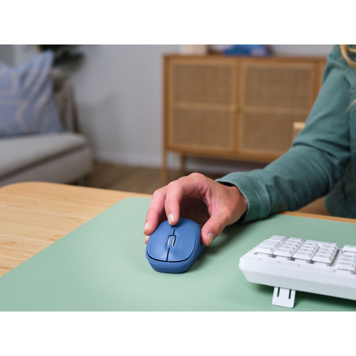 TRUST YVI MULTI-DEVICE WIRELESS MOUSE BLUE